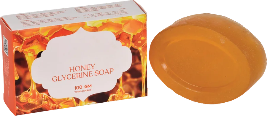 Honey glycerin soap with its carton